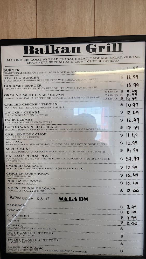 Balkan Grill Menu image 4